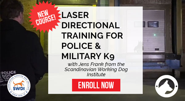 New Course: Laser Directional Training for Police and Military K9