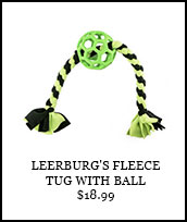 Leerburg's Fleece Tug with Ball