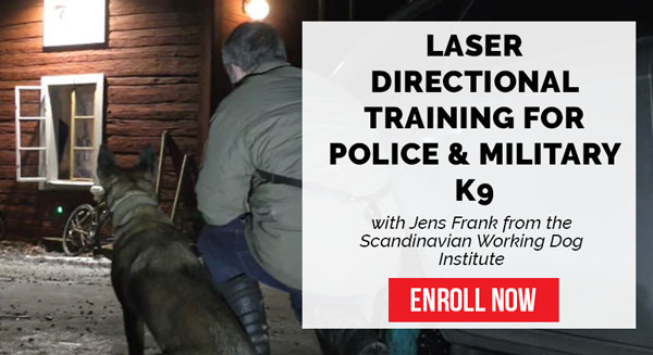 New Course: Laser Directional Training for Police and Military K9