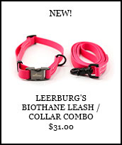 Leerburg's BioThane Leash/Collar Combo