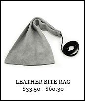 Leather Bite Rag