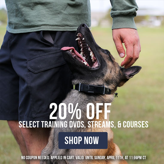 20% OFF Select Training. Sale ends Sunday, April 11th, at 11:59PM CT.