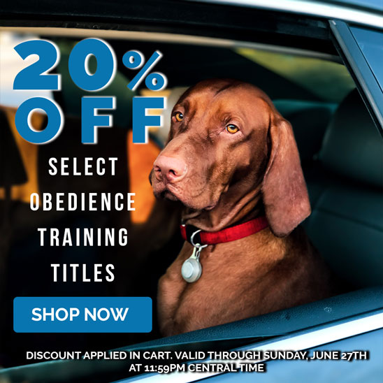 20% OFF Select Obedience Training Content