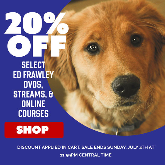 20% OFF Select Obedience Training Content