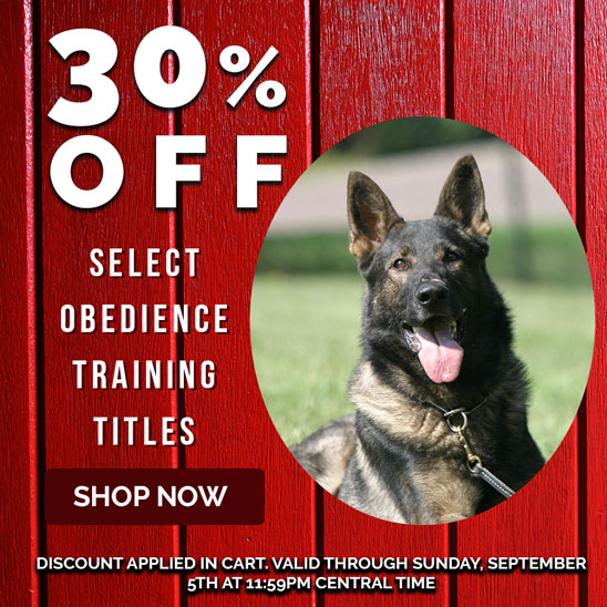 30% OFF Select Obedience Titles