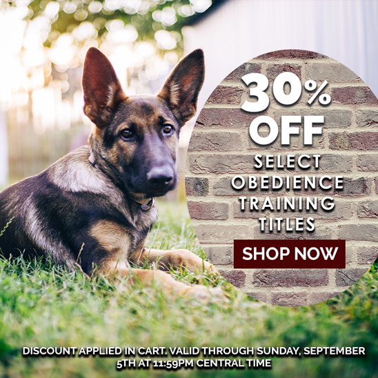 30% OFF Select Obedience Titles