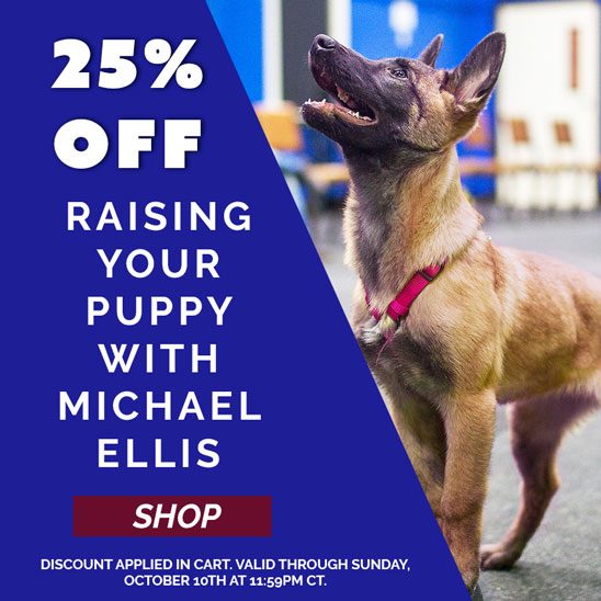 25% OFF Raising Your Puppy with Michael Ellis