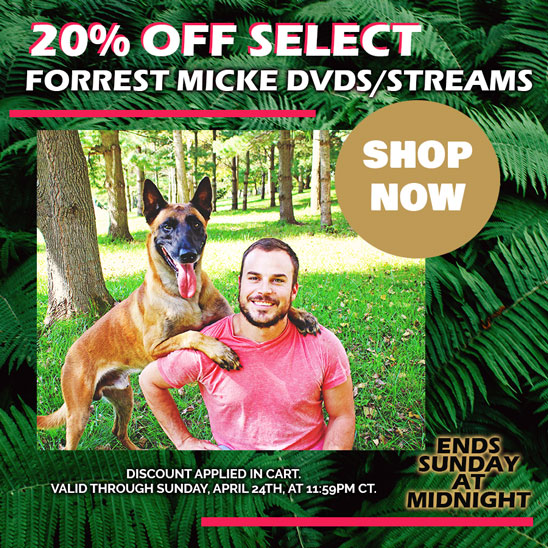 20% Off Select Forrest Micke DVDs and Streams