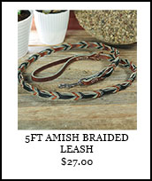 5ft Braided Amish Leash
