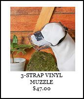 3-Strap Vinyl Muzzle