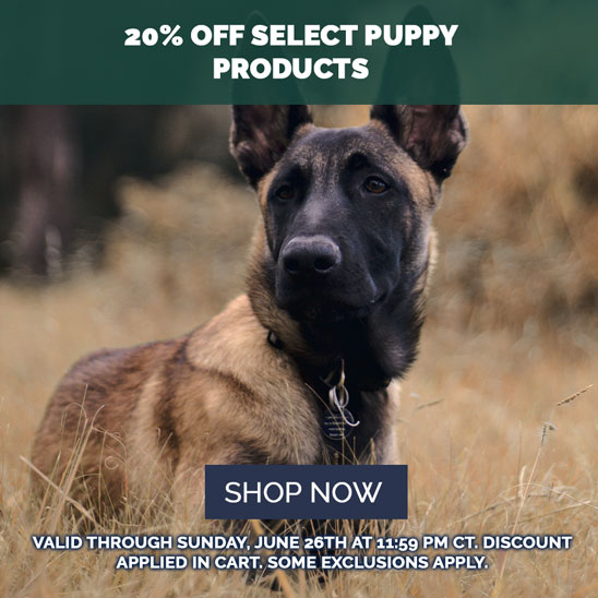 20% OFF on Select Puppy Training Products