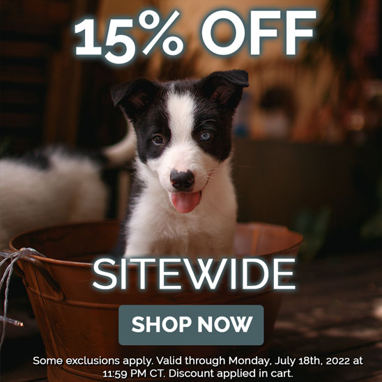15% Off Sitewide. Some exclusions apply.