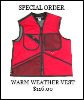 Special Order! Warm Weather Vest