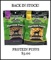 Back in Stock! Protein Puffs
