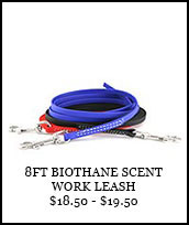 8ft Biothane Scent Work Leash