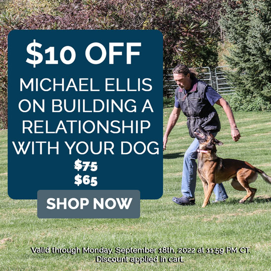 $10 OFF on Michael Ellis on Building a Relationship With Your Dog