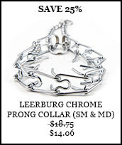 Leerburg Chrome Prong Collar