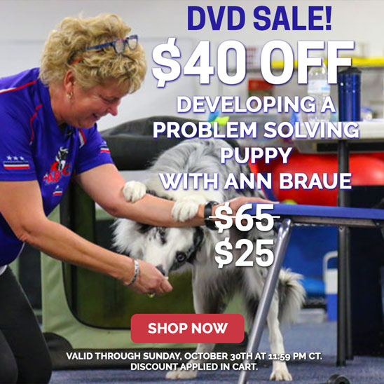 $40 OFF on Developing a Problem Solving Puppy with Anne Braue DVD