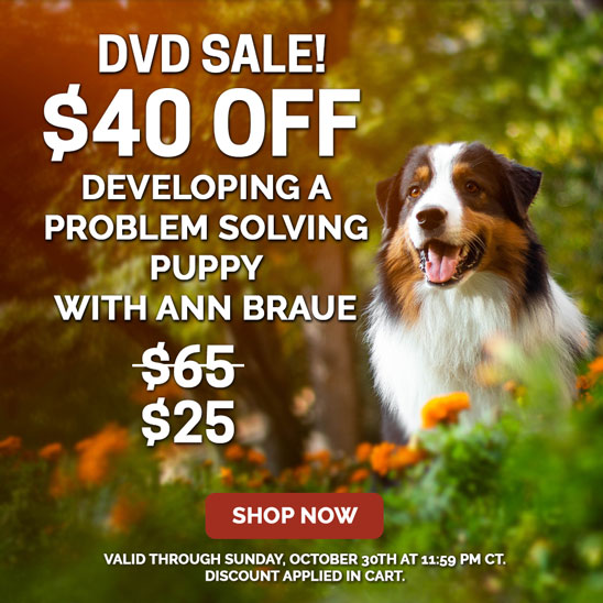$40 OFF on Developing a Problem Solving Puppy DVD