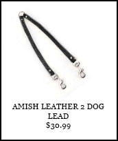 Amish Leather 2 Dog Lead