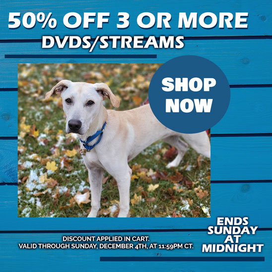 Save 50% on 3 or More DVD/Streams