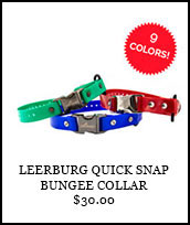Leerburg Quick Snap Bungee Collar