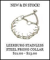 Leerburg Stainless Prong Collar