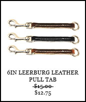 6in Leather Pull Tab