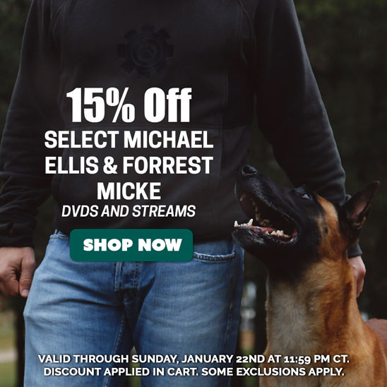 15% OFF on Select Michael Ellis and Forrest Micke DVDs & Streams