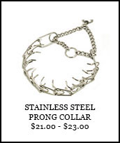 Stainless Steel Prong Collar
