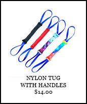 Nylon tug with handles