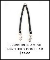 Amish Leather 2 dog lead