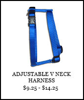 Adjustable V Neck Nylon Harness