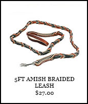 5ft Amish Braided Leash