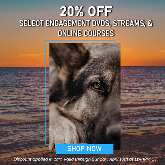 20% OFF Select Engagement DVDs, Streams And Online Courses