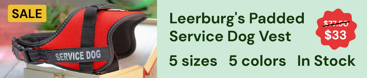 Leerburg's Padded Service Dog Vest