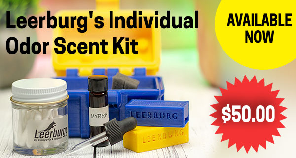 Leerburg's individual odor scent kit