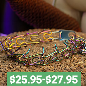 Leerburg's Affordable Rainbow Prong Collar