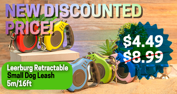 Retractable leash, New discounted price!