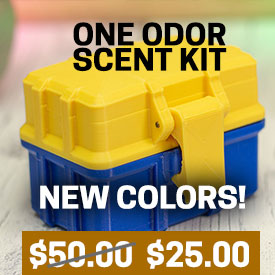 New Color! Leerburg's Individual Odor Scent Kit