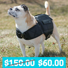 XDog Exercise Weighted Vest