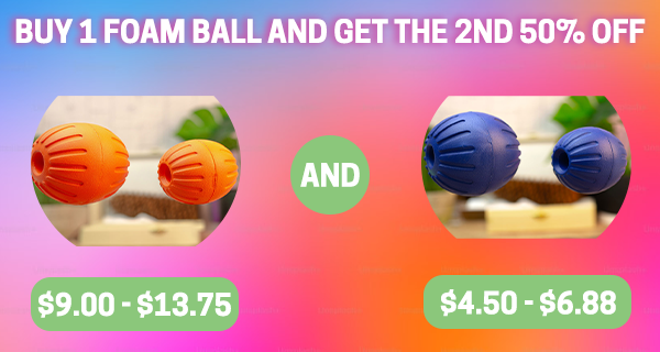 Buy 1 Foam Ball Get 2nd 50% Off