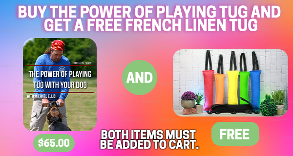 Buy the power of playing tug and get a free french linen tug