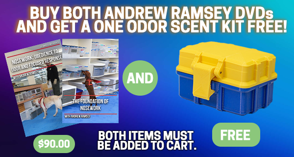 Buy both Andrew Ramsey DVDs get 1 Odor Scent Kit