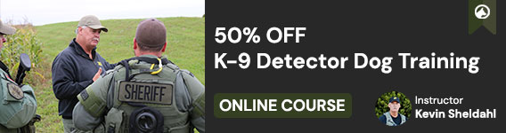 K-9 Detector Dog Training 50% Off