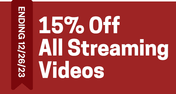 15% Off All Streaming Videos