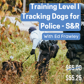Training Level I Tracking Dogs for Police