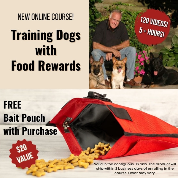 Buy Training Dogs with Food Get Free Bait Pouch