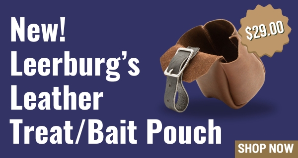 Leerburg leather treat pouch