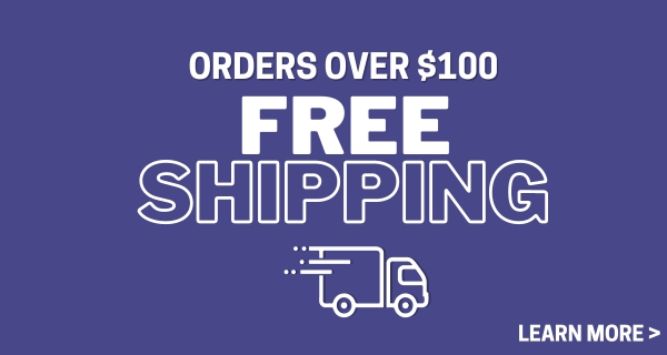 FREE SHIPPING on Orders Over $100